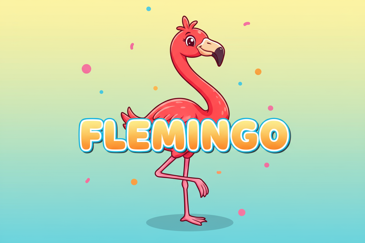 another spelling of flemingo "FLEMINGO" 
